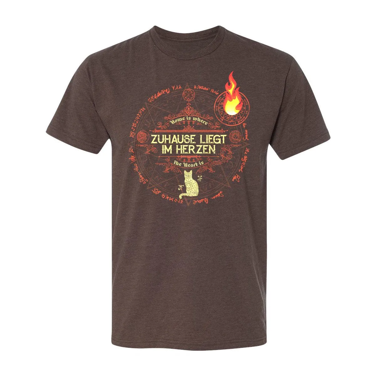 Caleb Widogast Home Is Where the Heart Is Graphic Tee - Cozy and Stylish Fantasy Apparel