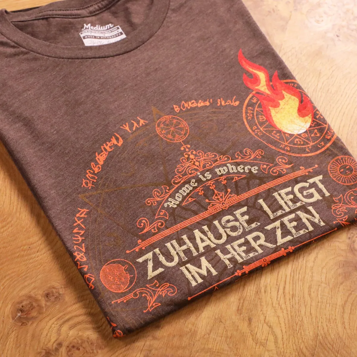 Caleb Widogast Home Is Where the Heart Is Graphic Tee - Cozy and Stylish Fantasy Apparel