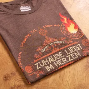 Caleb Widogast Home Is Where the Heart Is Graphic Tee - Cozy and Stylish Fantasy Apparel