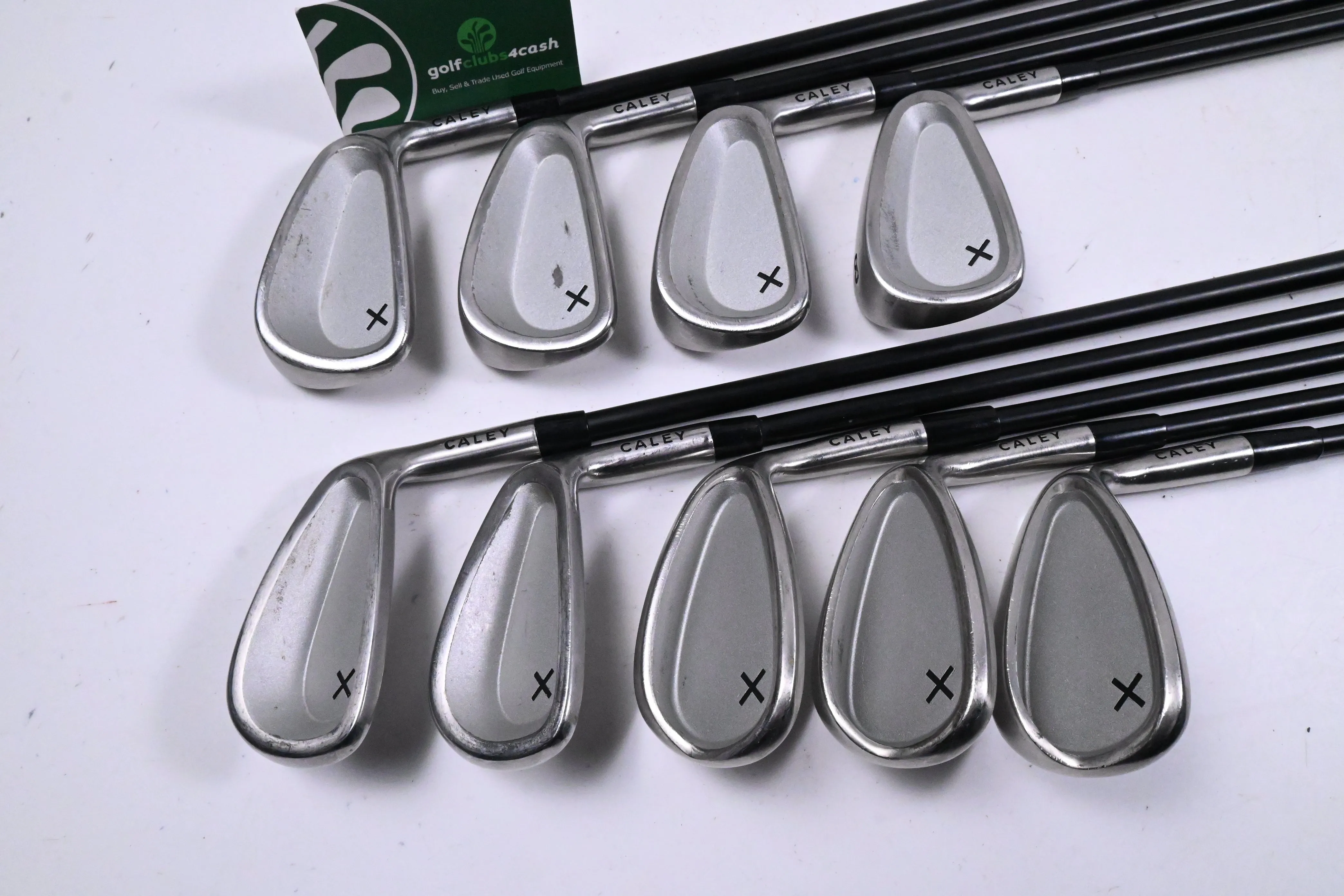 Caley X Irons / 5-PW GW SW LW / Stiff Flex Caley Graphite Shafts