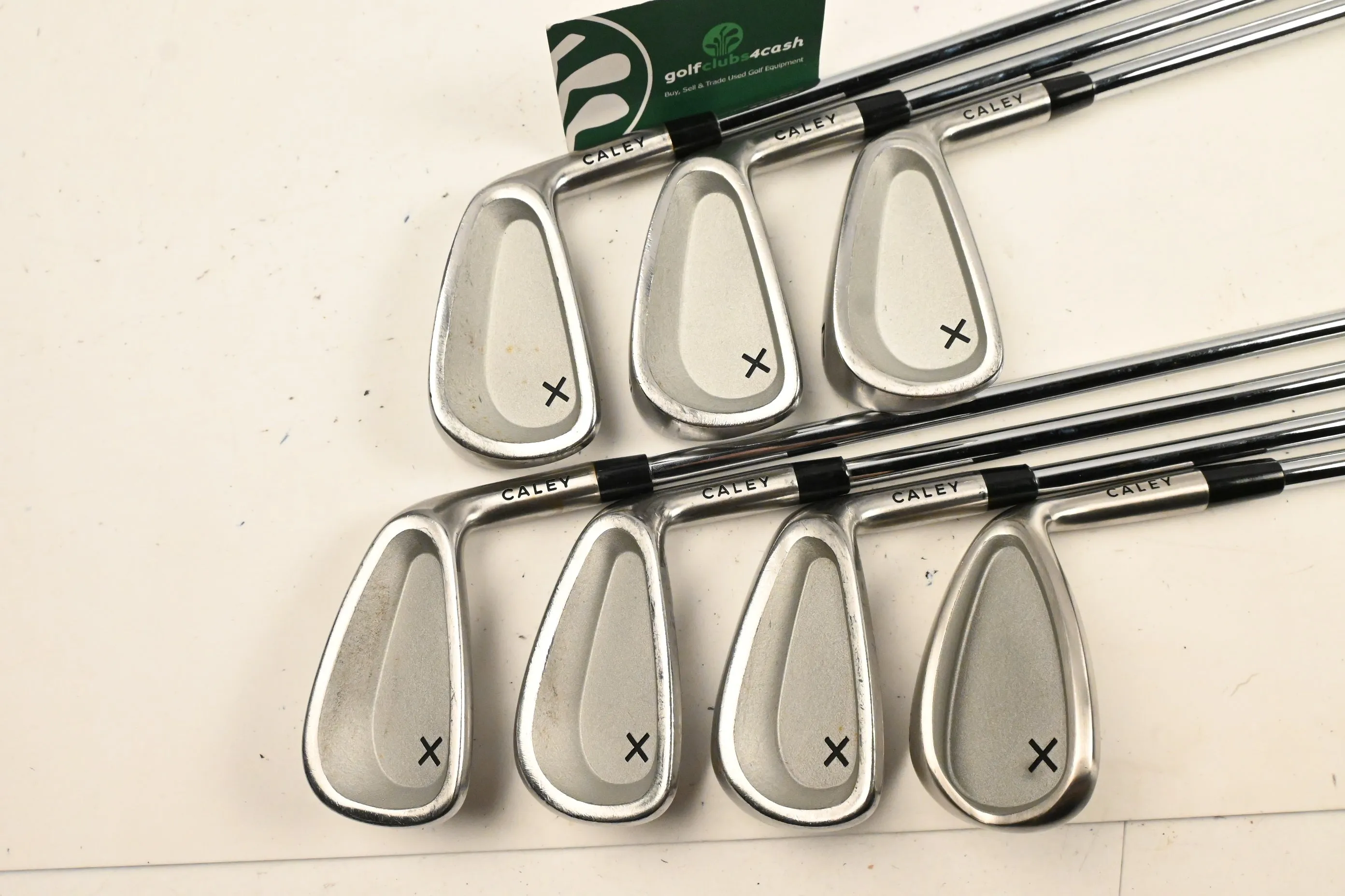 Caley X Irons / 5-PW SW / Regular Flex Steel Shafts / No Shaft Bands