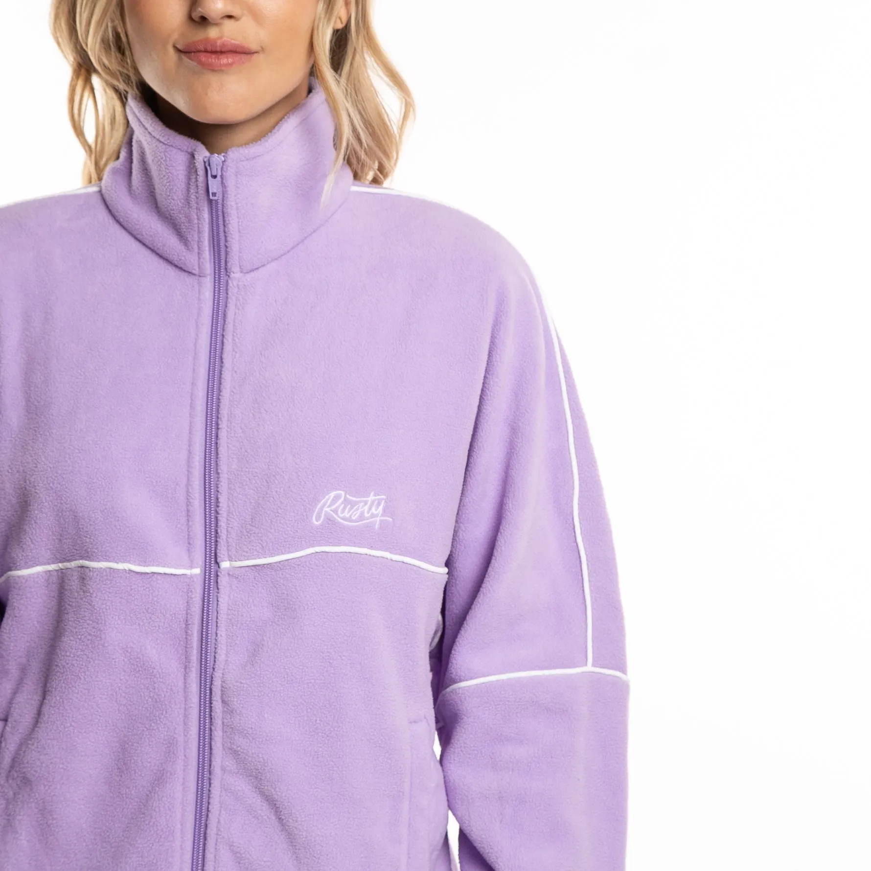 Campera Liviana Rusty Polar Zip Through Sherpa Fleece