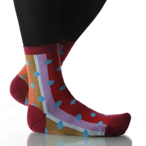 Carnival Polka Stripe - Ankle Height