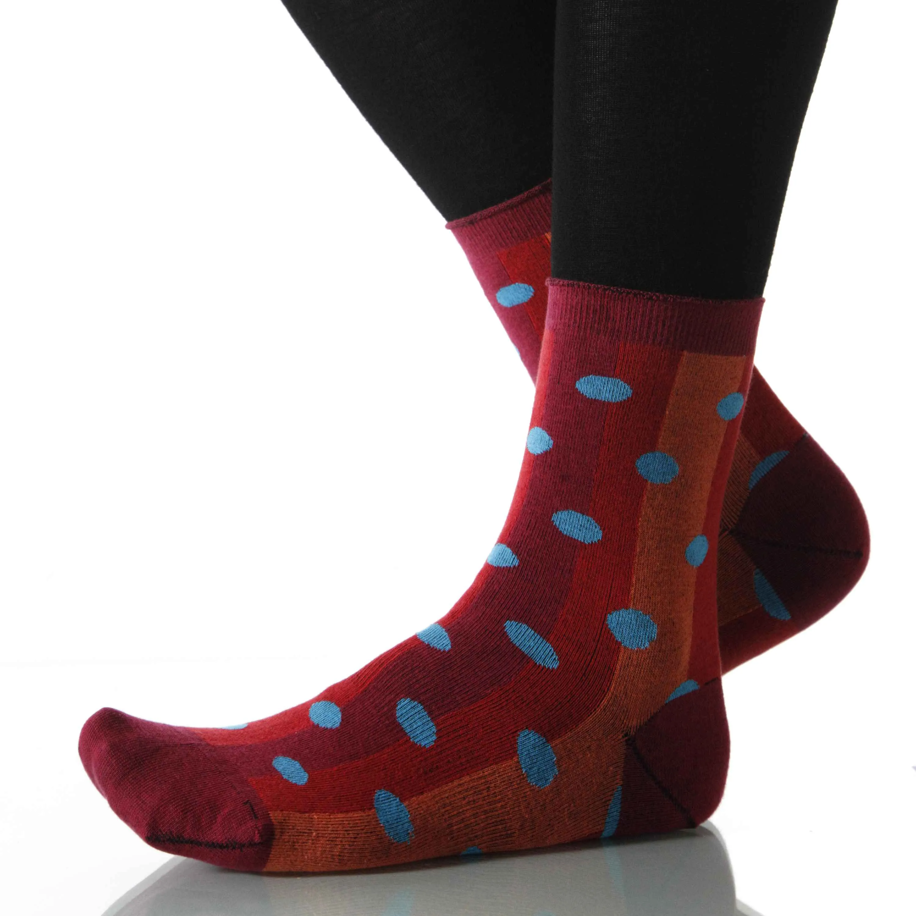 Carnival Polka Stripe - Ankle Height