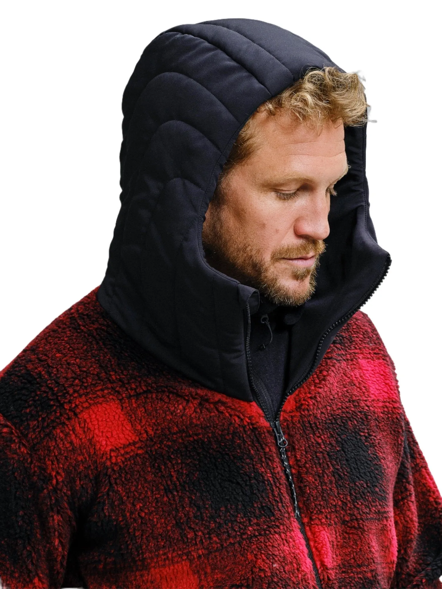 Check Hooded Jacket