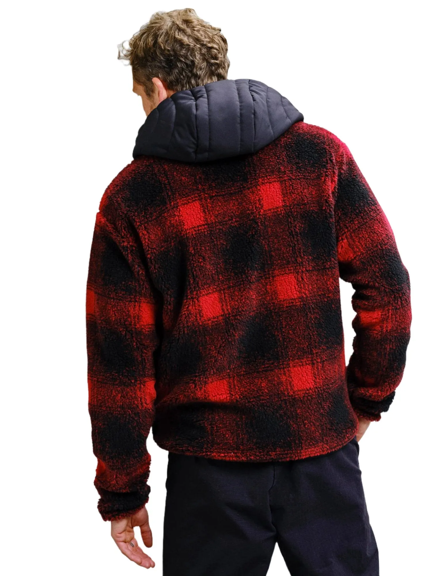 Check Hooded Jacket
