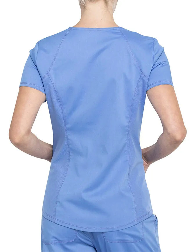 Cherokee Workwear Revolution Women's Soft Shaped V-Neck Top