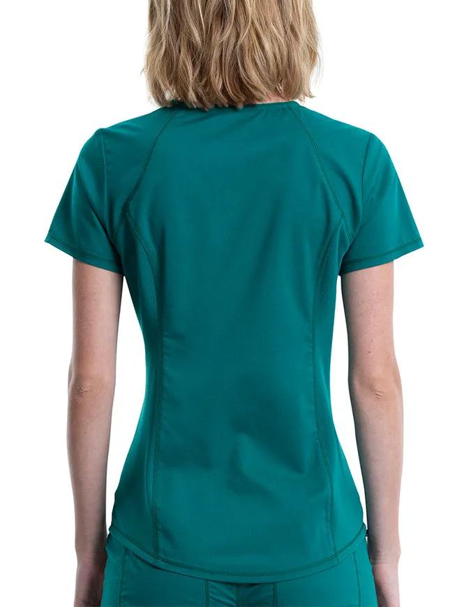 Cherokee Workwear Revolution Women's Soft Shaped V-Neck Top