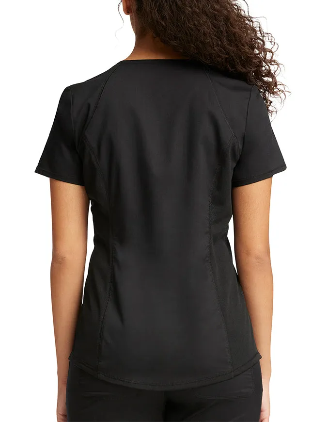 Cherokee Workwear Revolution Women's Soft Shaped V-Neck Top