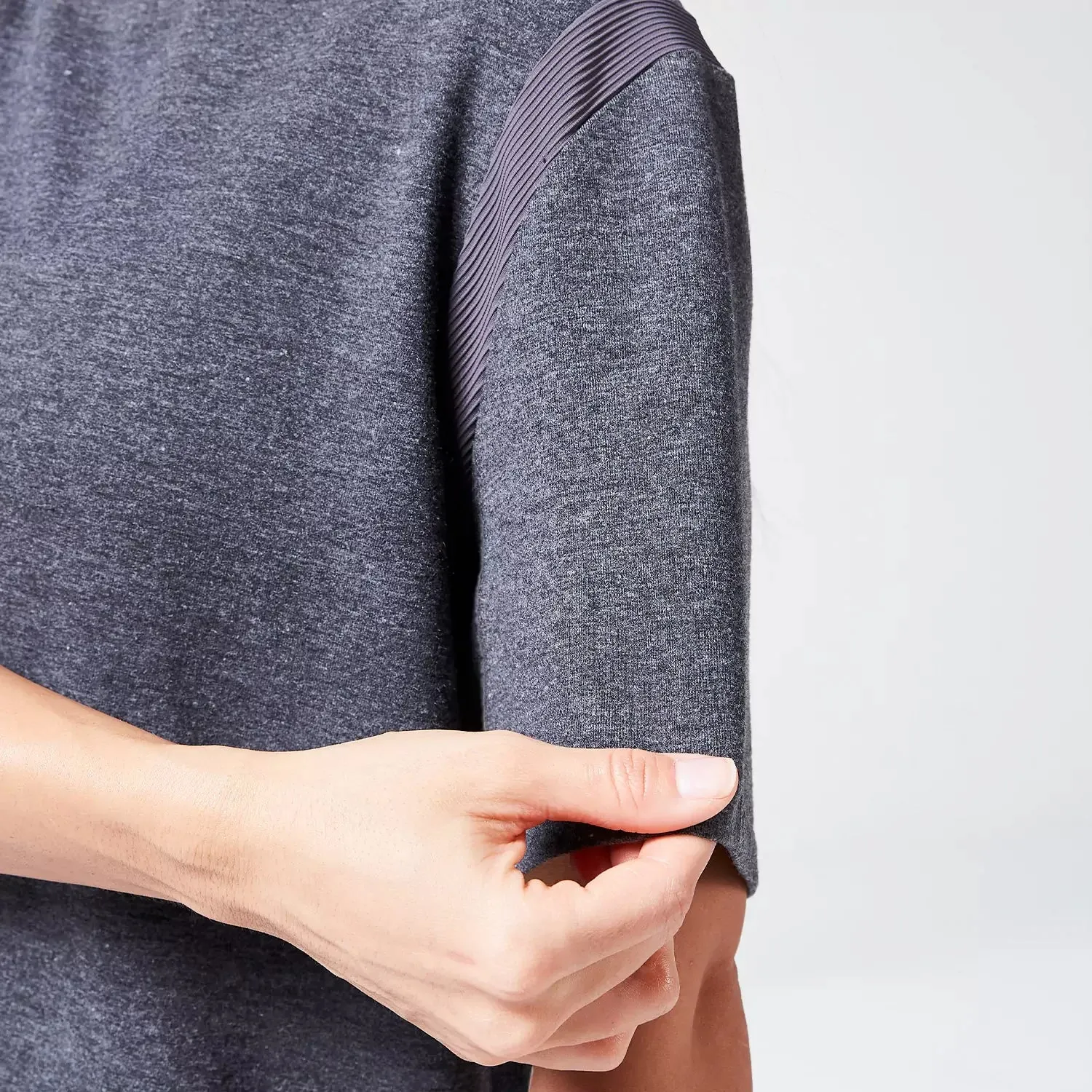 Code Oversized Drip Tee - Black Marl