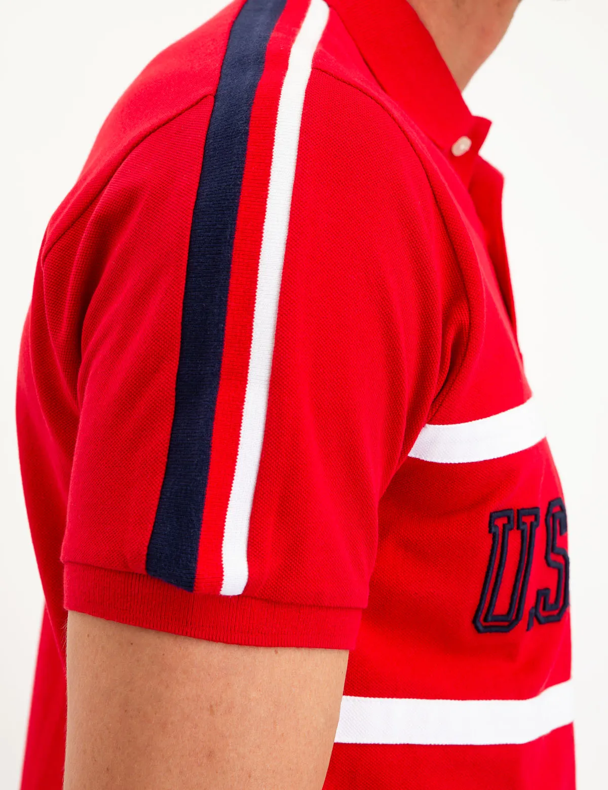COLORBLOCK CHEST LOGO POLO SHIRT