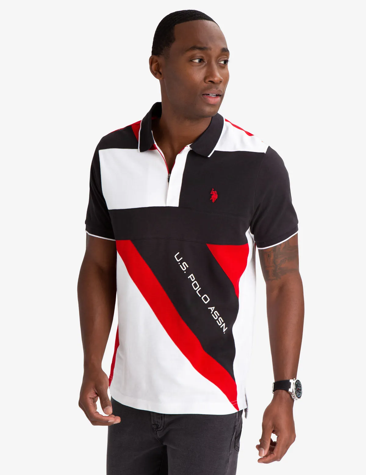 COLORBLOCK POLO SHIRT