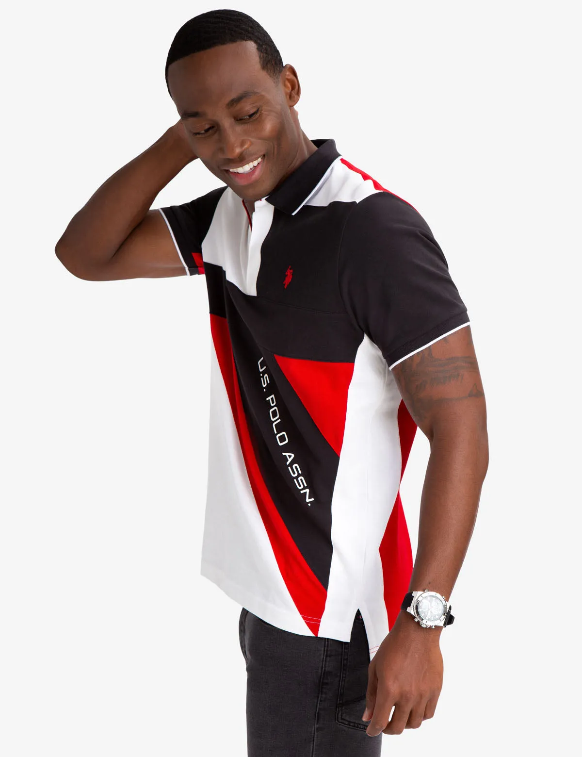 COLORBLOCK POLO SHIRT
