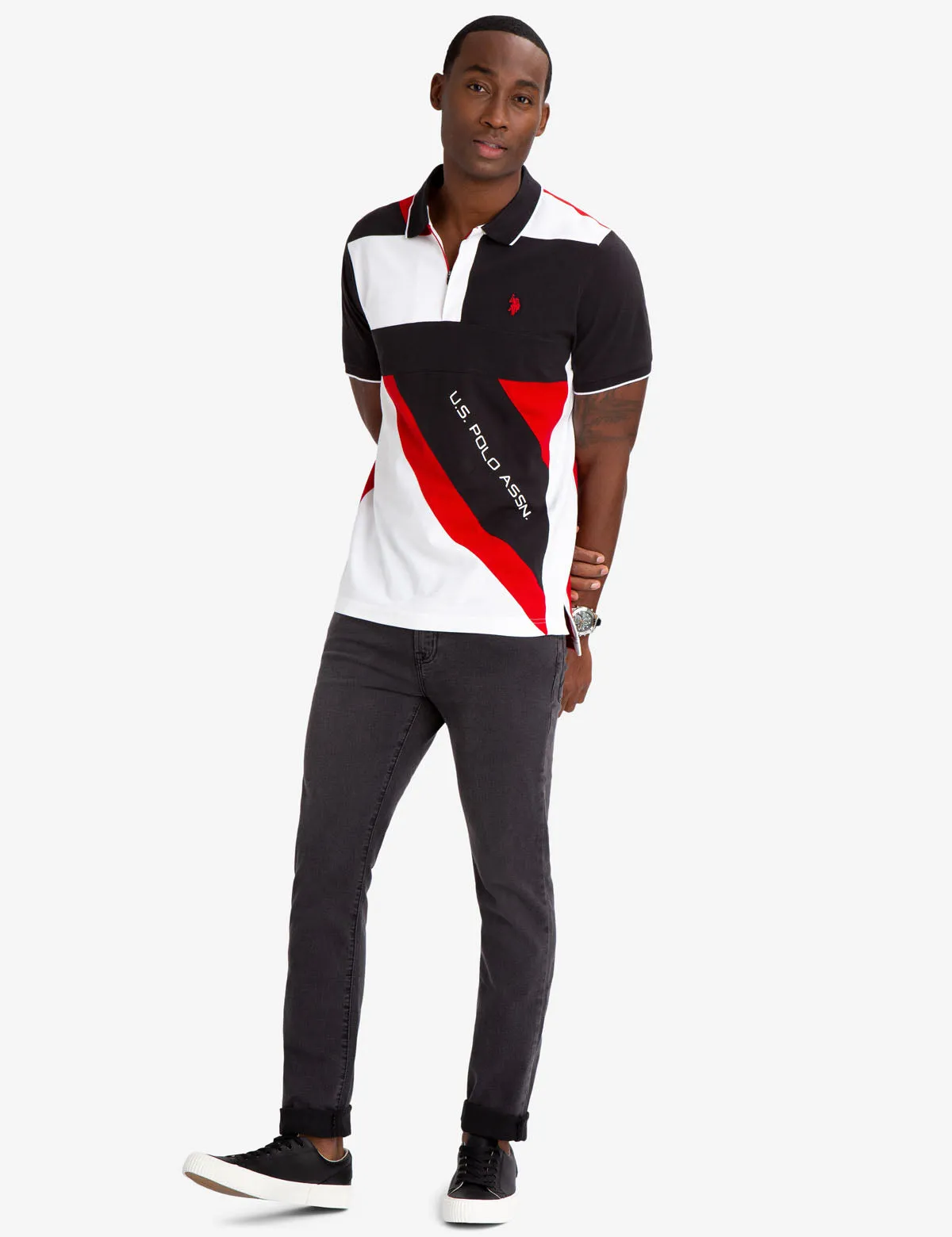 COLORBLOCK POLO SHIRT