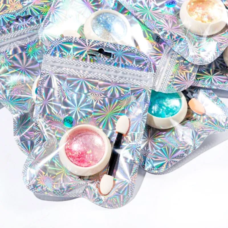 Colourful Nail Art Glitter Iridescent Flakes Sequins