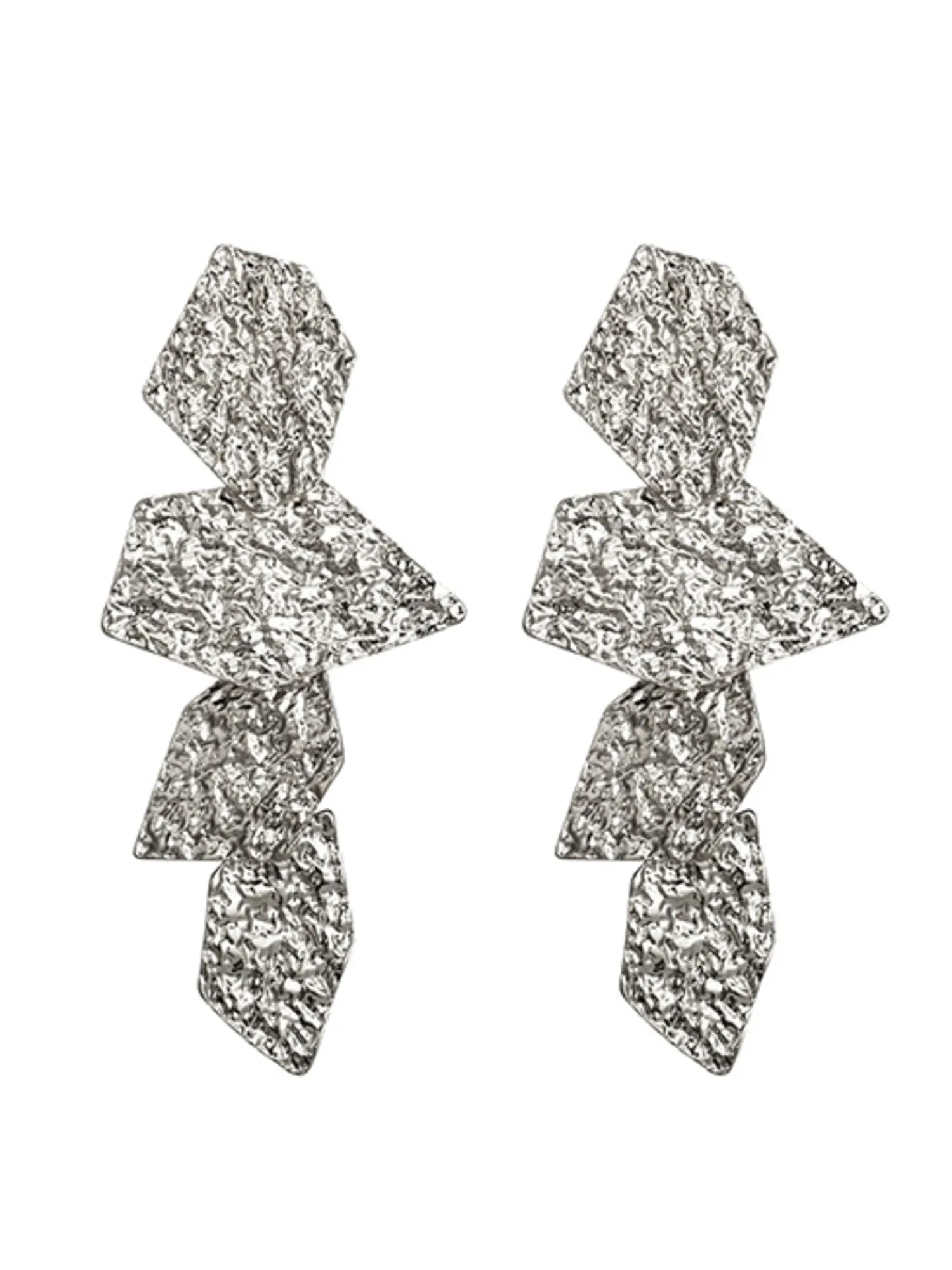 'Constance' Irregular Geometry Drop Earrings (2 colors)