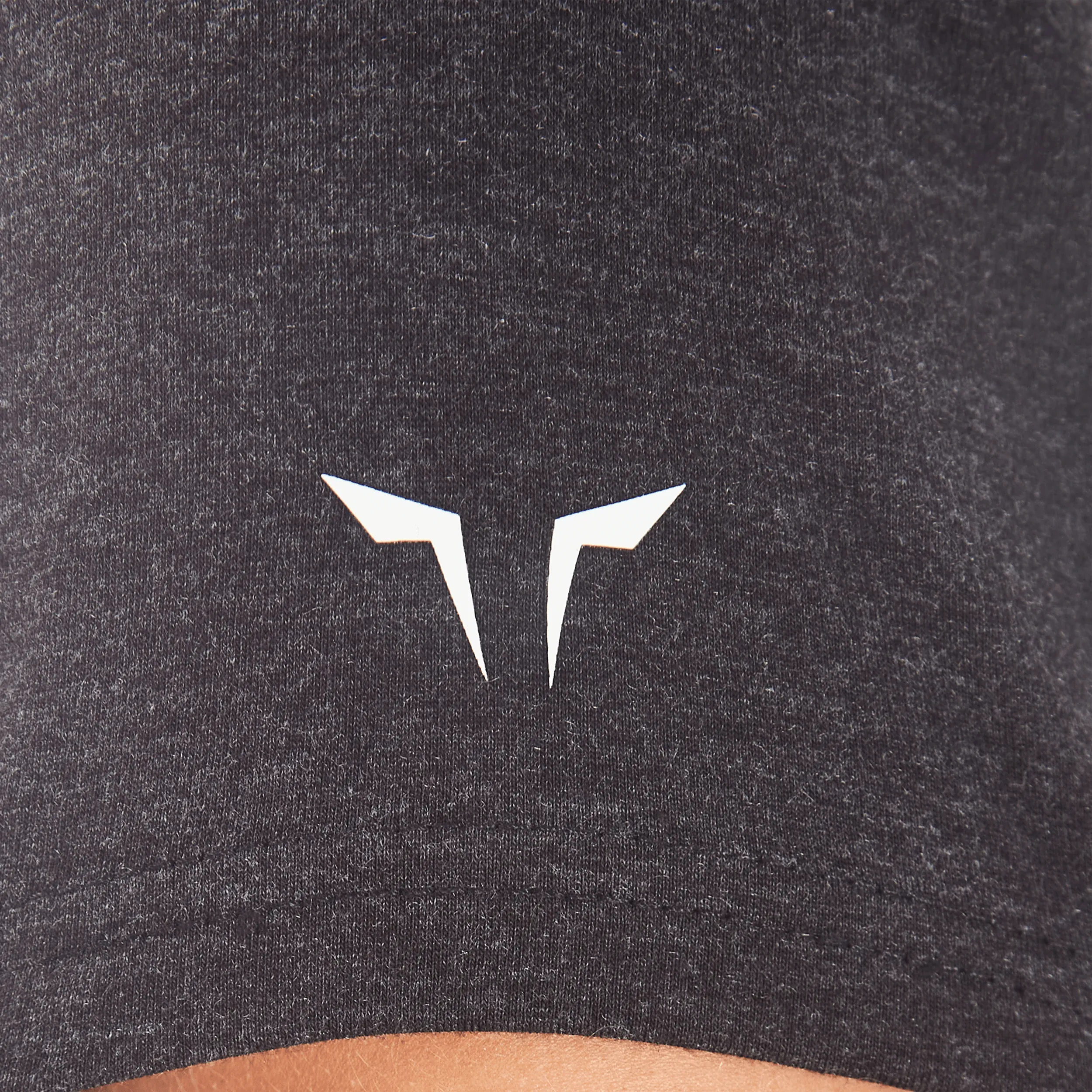 Core Notched Tee - Black Marl