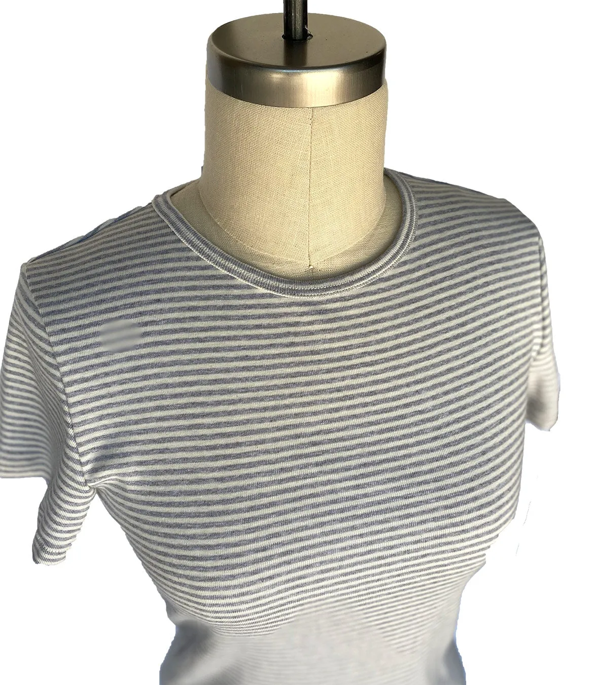 Cotton Rib Knit Jewel Neck - SS
