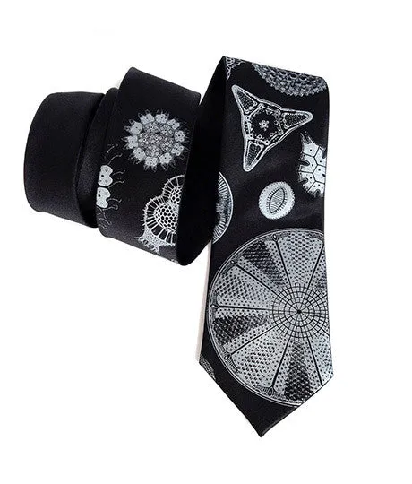 Diatoms Silk Necktie