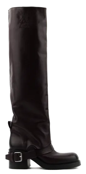 ELENA IACHI HOODED BIKER BORDO