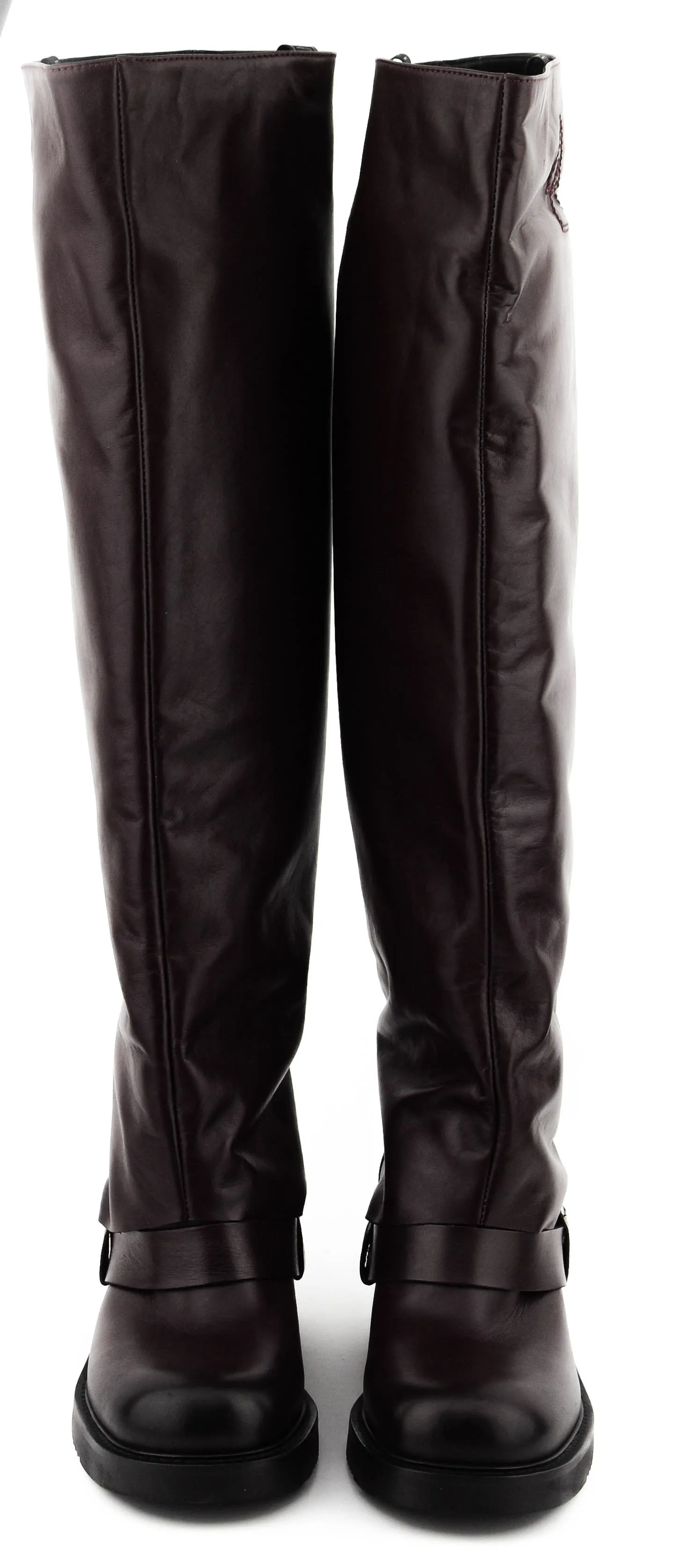 ELENA IACHI HOODED BIKER BORDO
