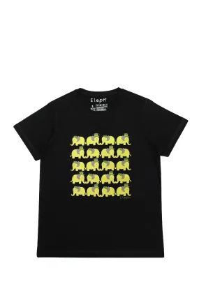 ELEPH T-SHIRT 4X5 : Black