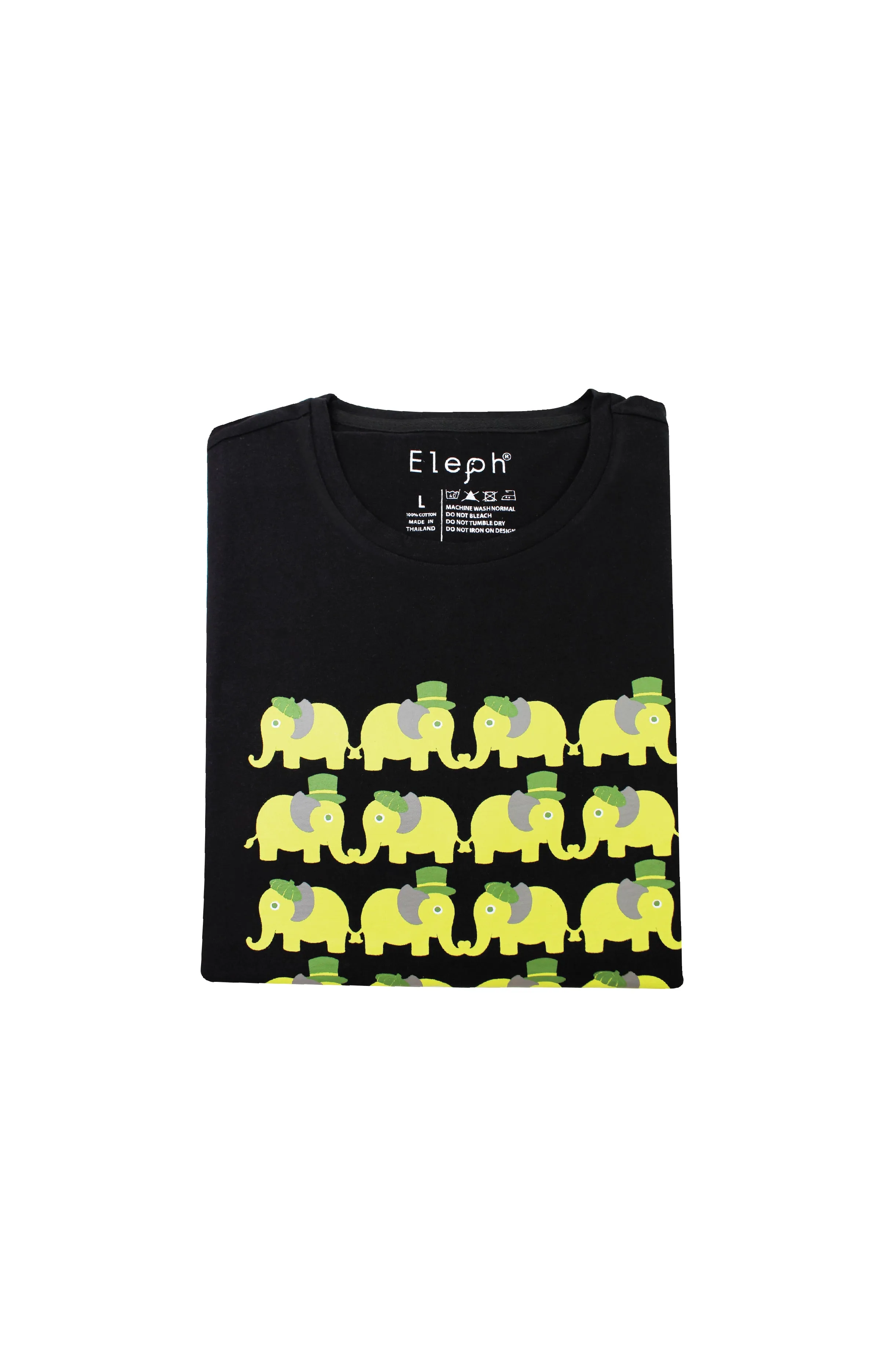 ELEPH T-SHIRT 4X5 : Black