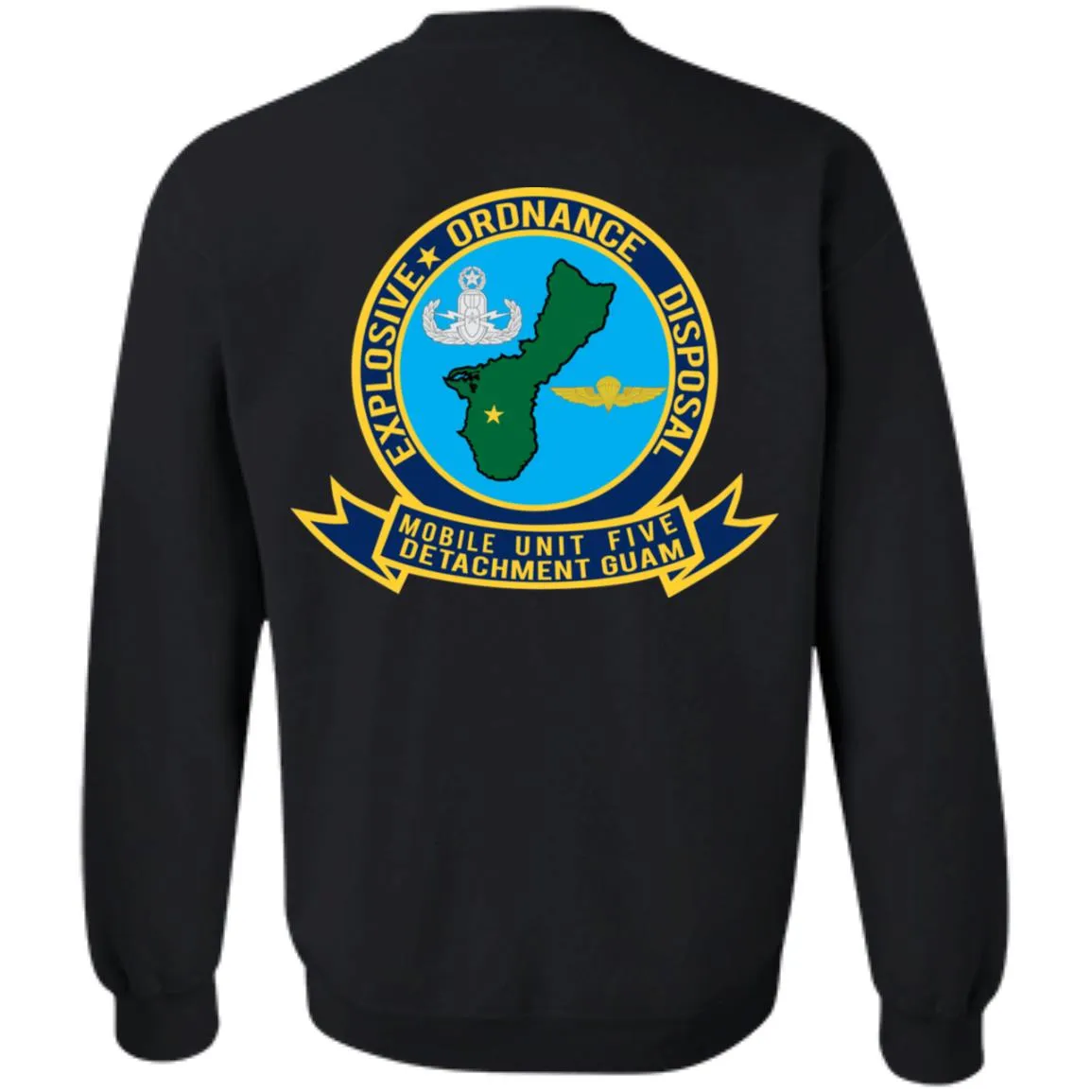 Optimized Title: EODMU 5 Guam Crewneck Pullover Sweatshirt