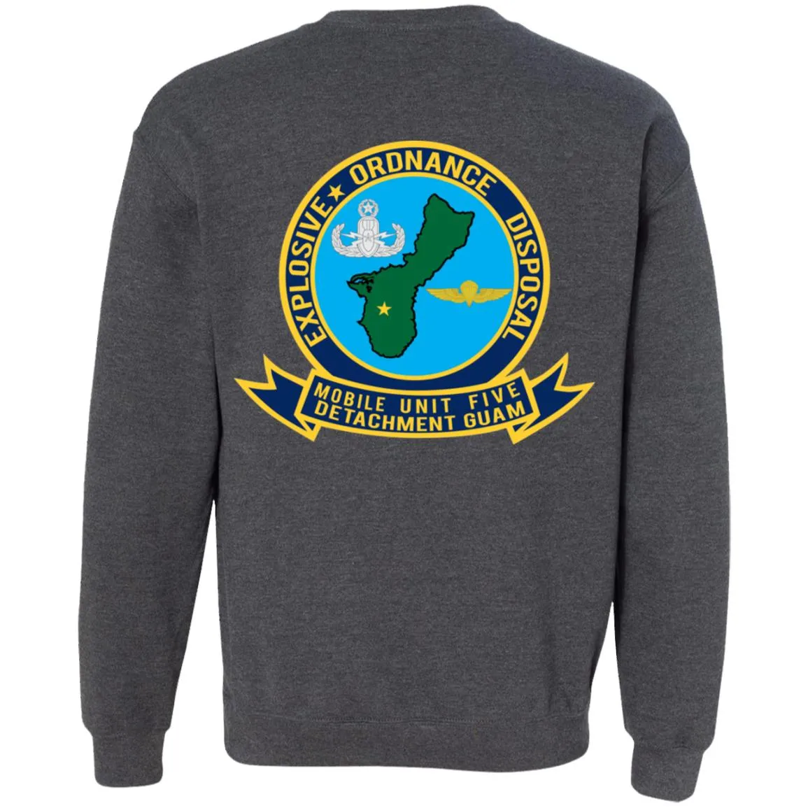 Optimized Title: EODMU 5 Guam Crewneck Pullover Sweatshirt