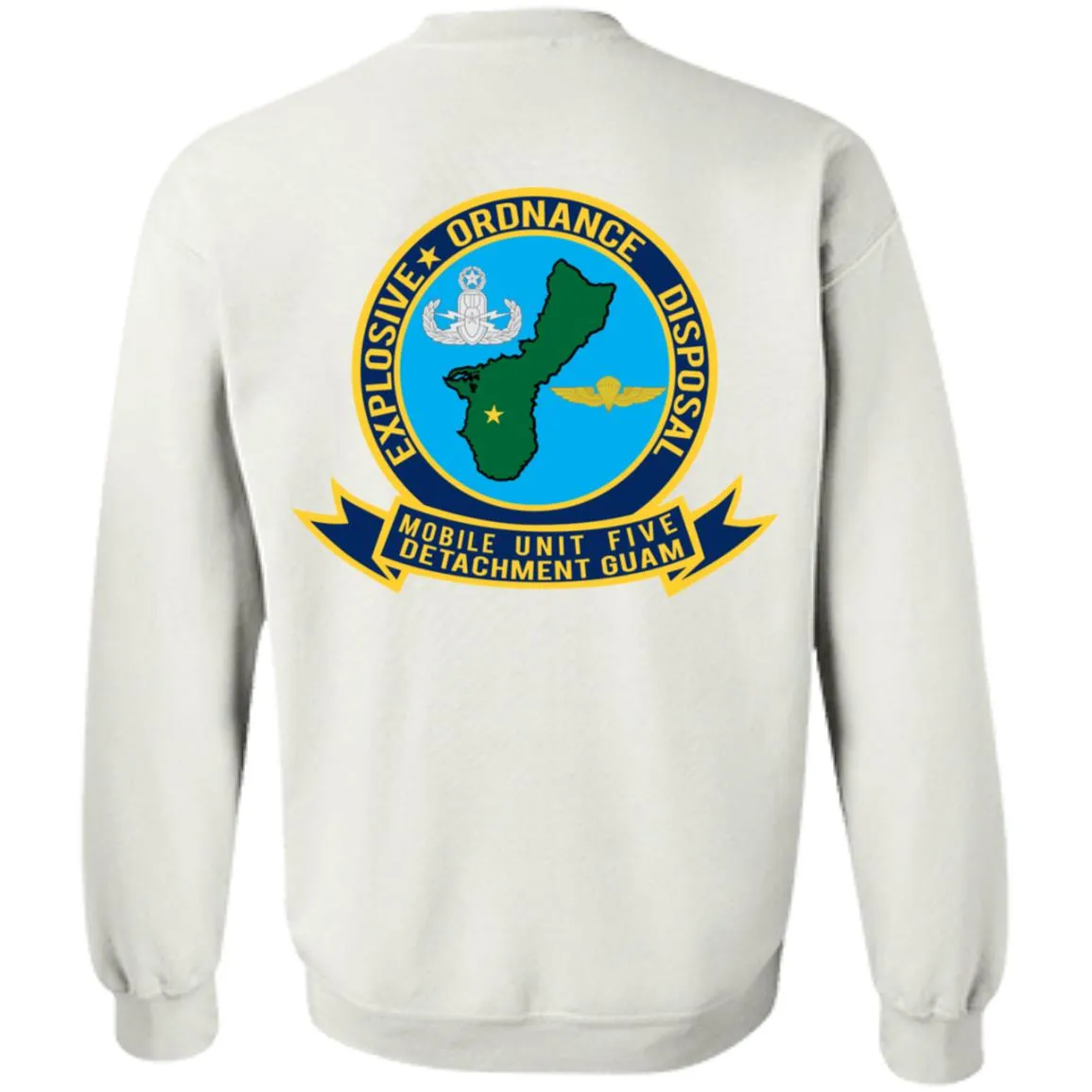 Optimized Title: EODMU 5 Guam Crewneck Pullover Sweatshirt