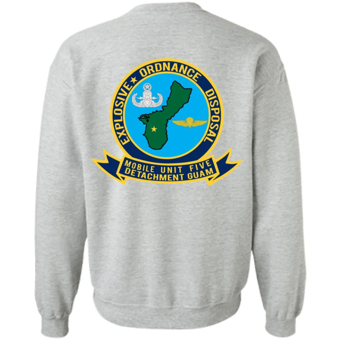 Optimized Title: EODMU 5 Guam Crewneck Pullover Sweatshirt
