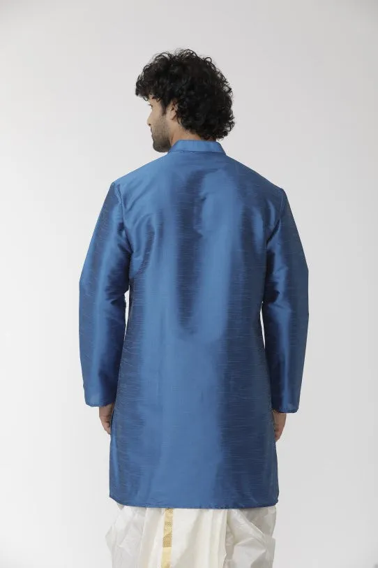 Ethnix - Blue Long Kurta for Men | Uathayam