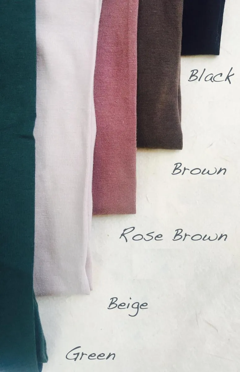 Extra Long Plain Leggings ⫸ Organic Cotton