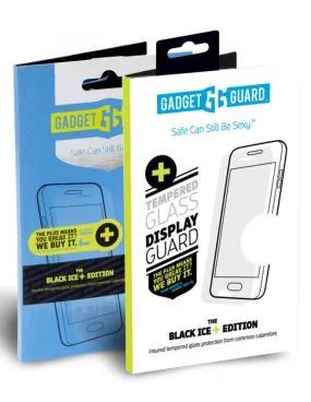 Gadget Guard - Black Ice   (Insured) Tempered Glass Screen Protector for iPhone X