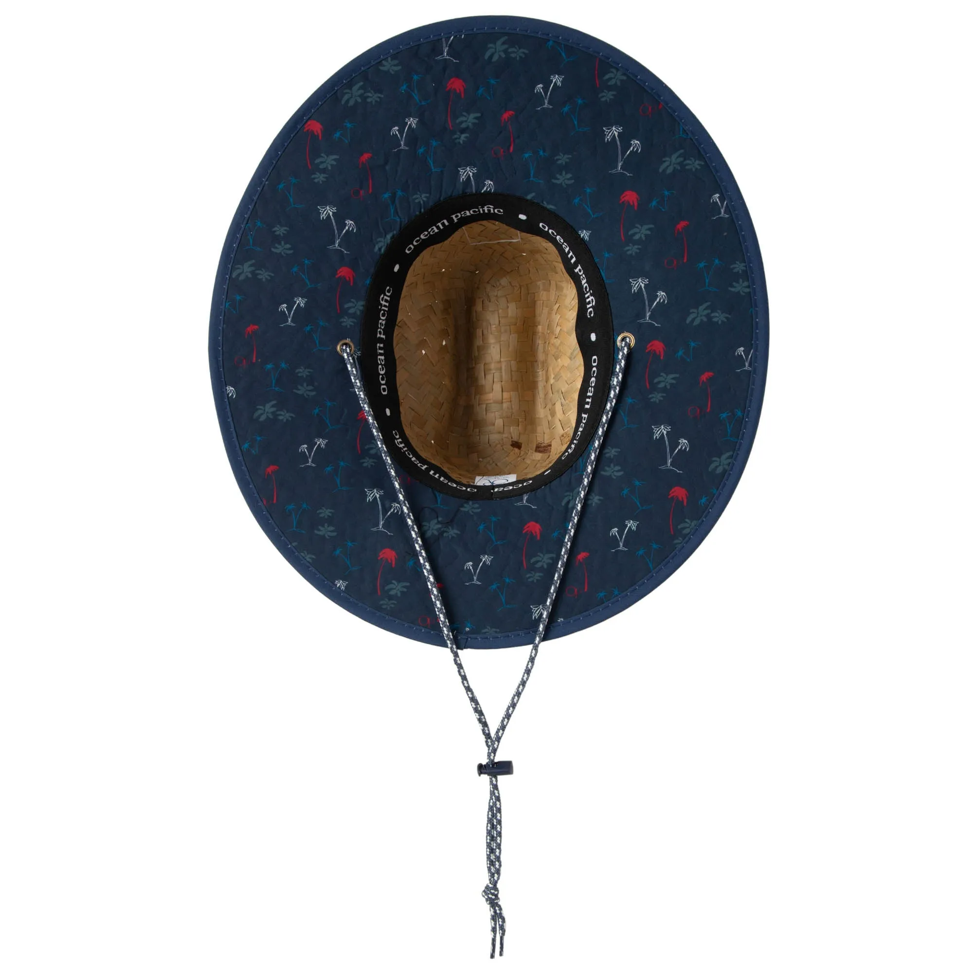 Getaway - Lifeguard Hat with Palm Tree Print by Ocean Pacific