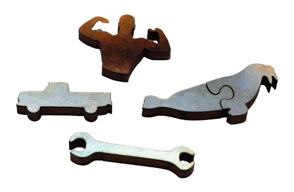 Giraffe Gang Wooden Jigsaw Puzzle