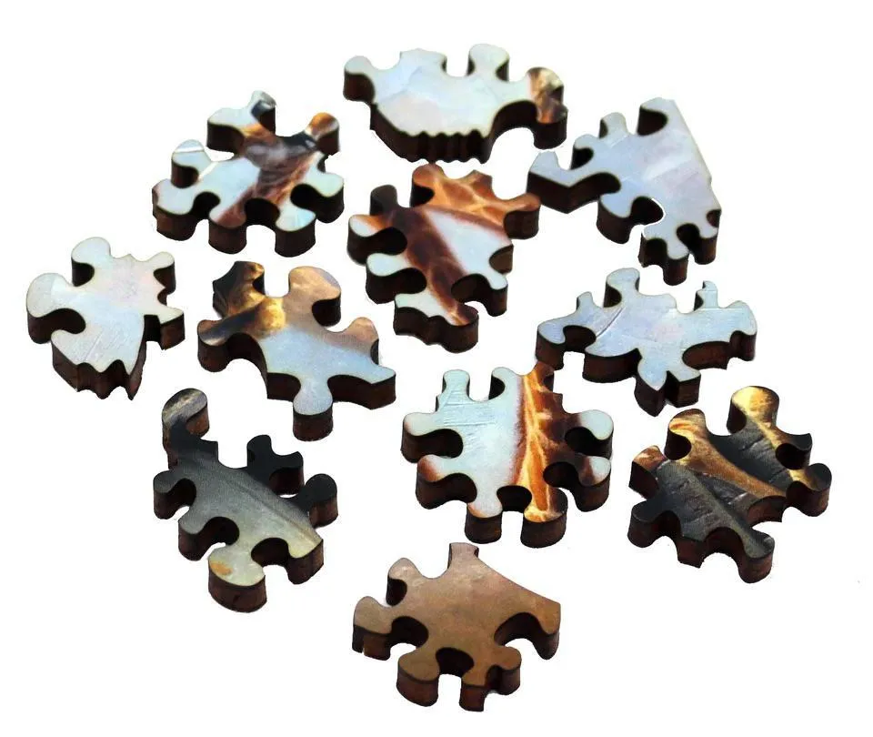 Giraffe Gang Wooden Jigsaw Puzzle