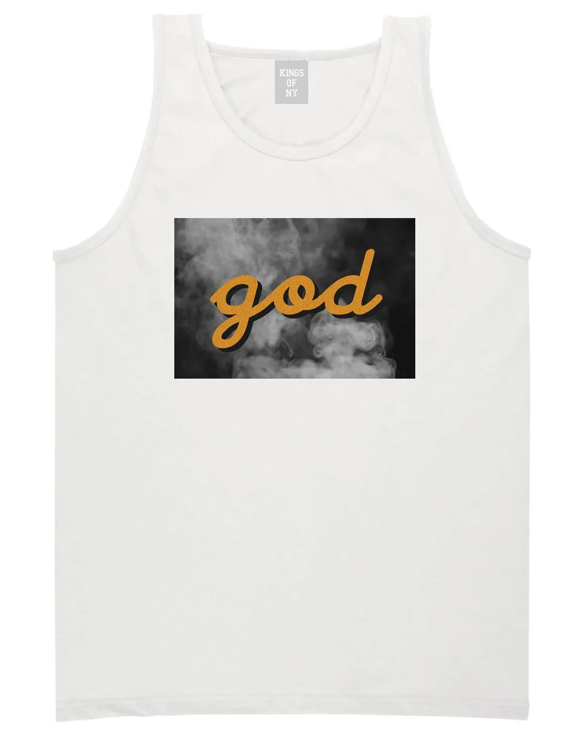 God Up In Smoke Puff Goth Dark Tank Top