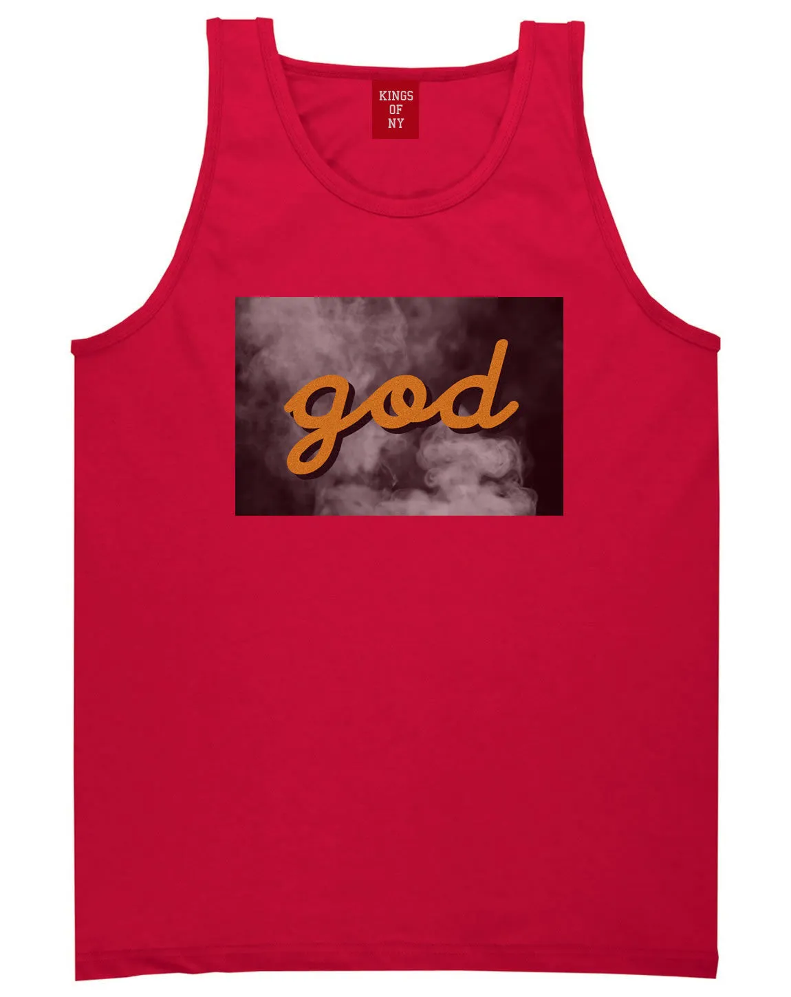 God Up In Smoke Puff Goth Dark Tank Top