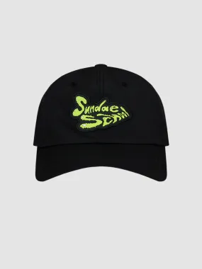 Green Vulcanized Spiky Logo Cap