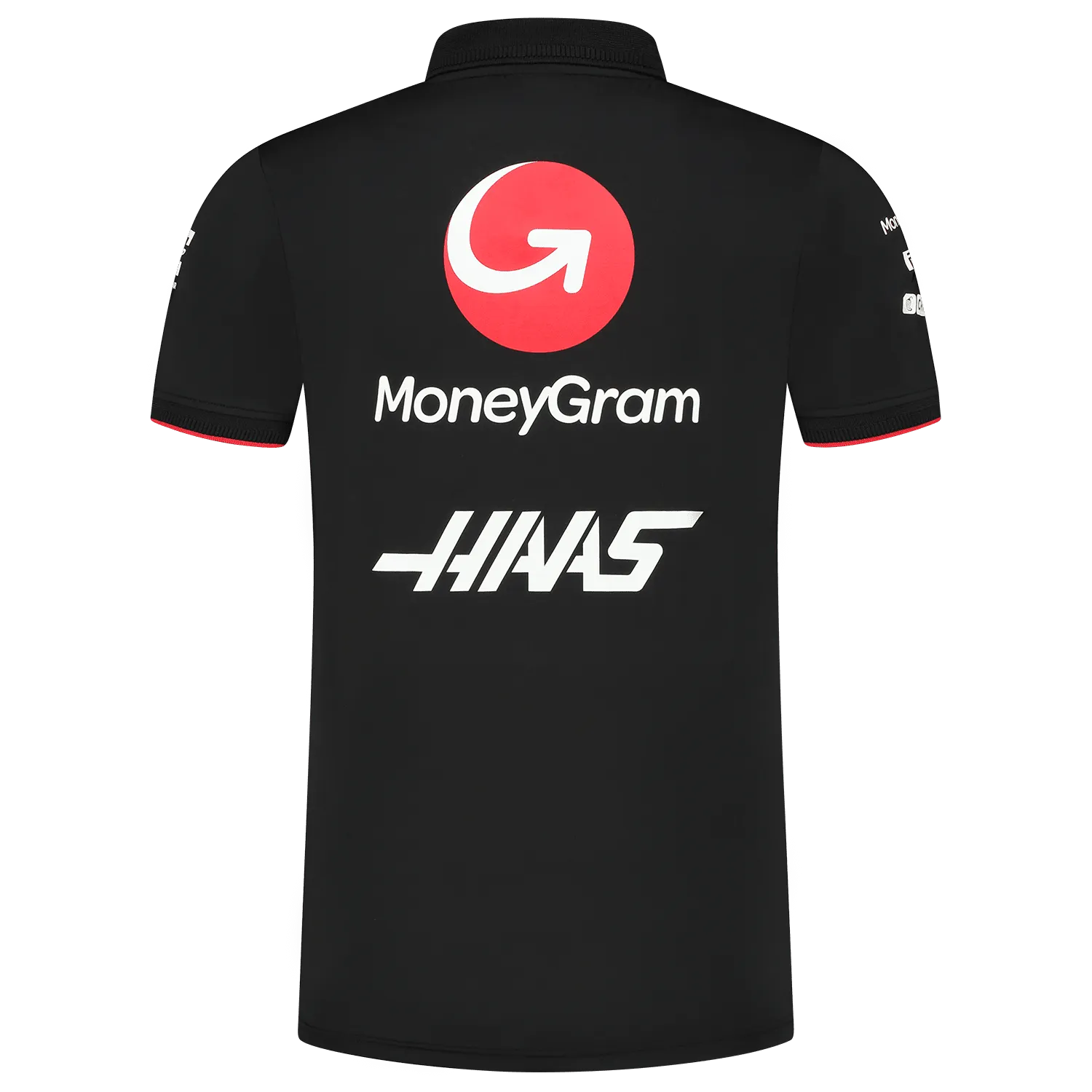 Haas Racing F1 2023 Men's Team Fitted Polo Shirt - Black