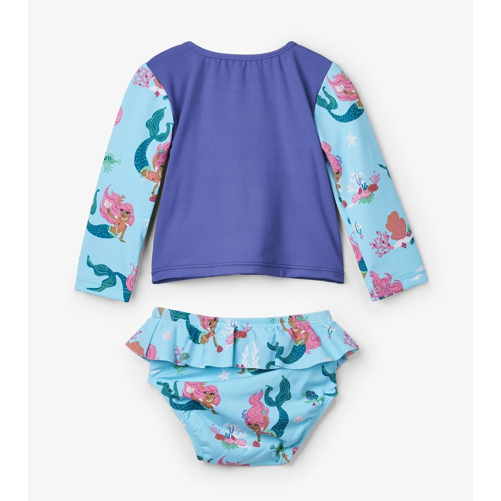 Hatley Baby Rashguard Set - Mermaid Tales