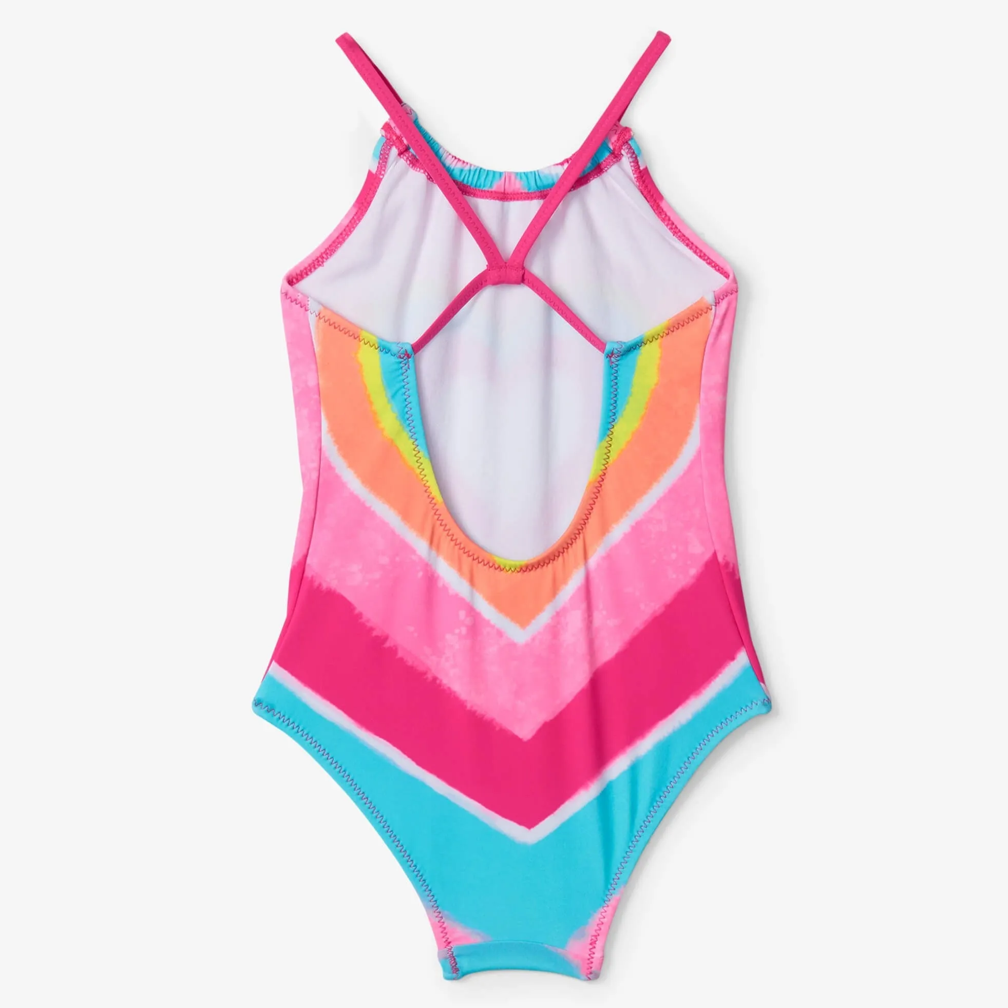 Hatley Gather Front Swimsuit - Psychedelic Heart