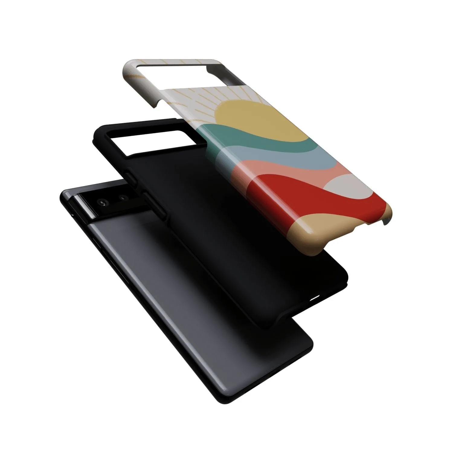 Here Comes the Sun | Colorblock Sunset Google Pixel Case