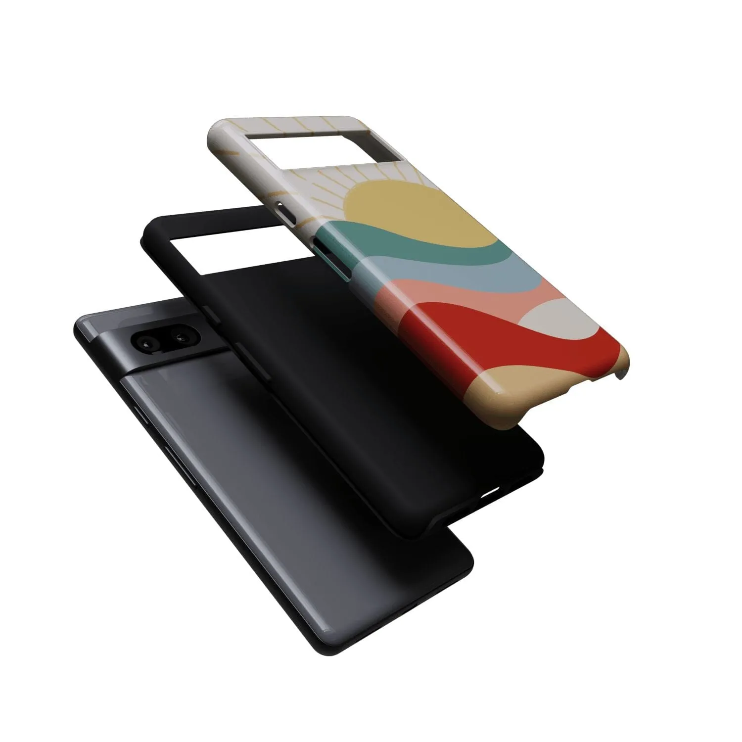 Here Comes the Sun | Colorblock Sunset Google Pixel Case