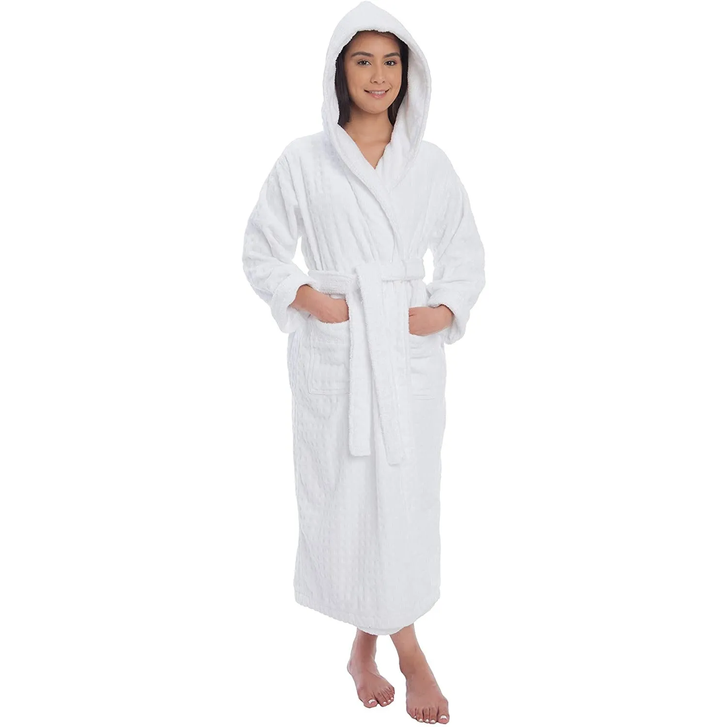 Hooded Terry Robe 4001