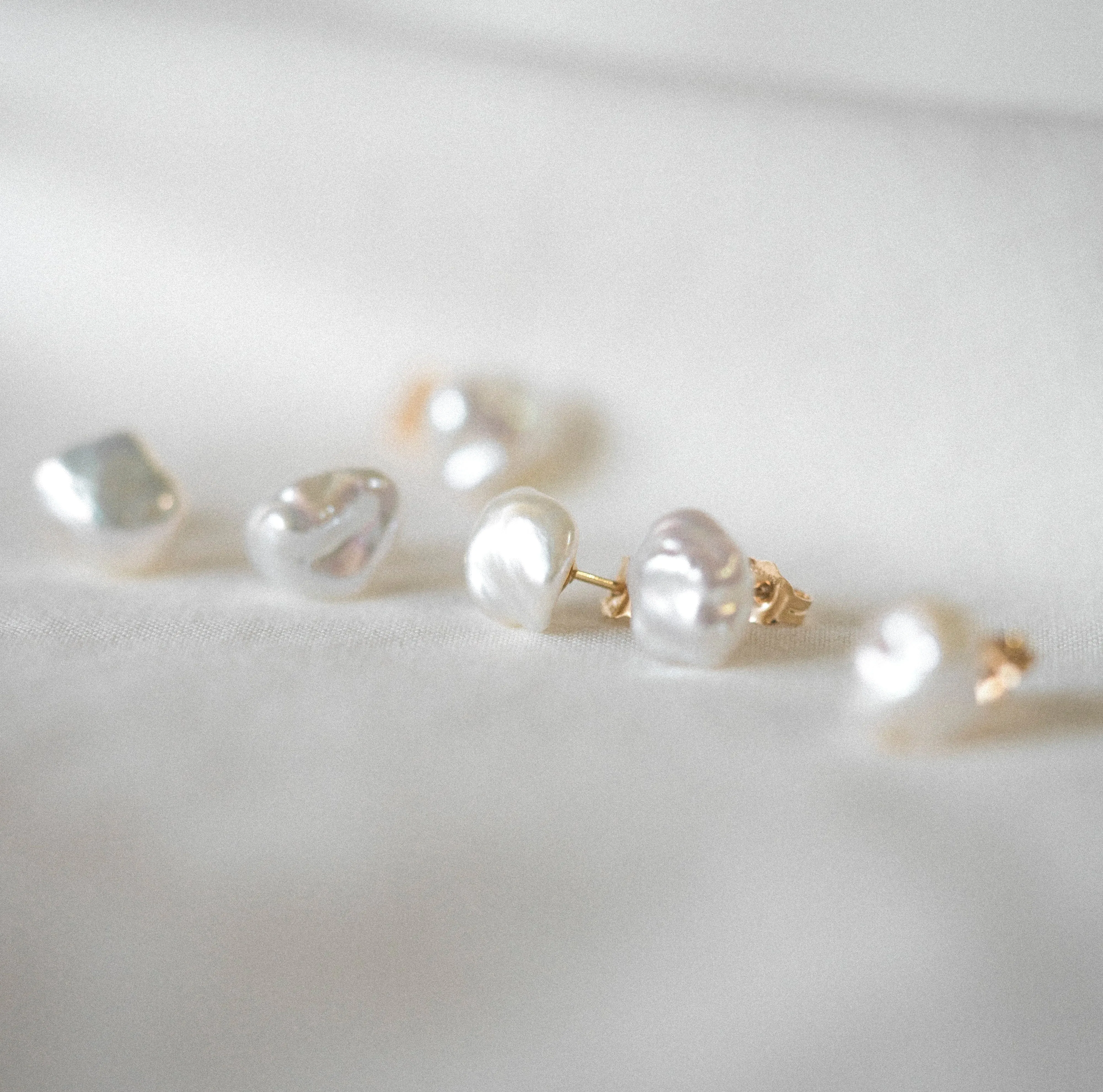 Irregular Pearl Studs