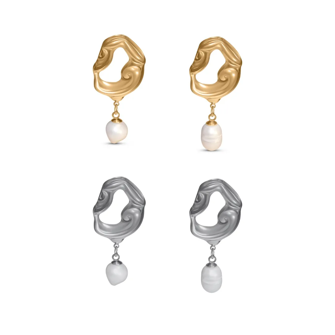 Irregular Pearl Studs