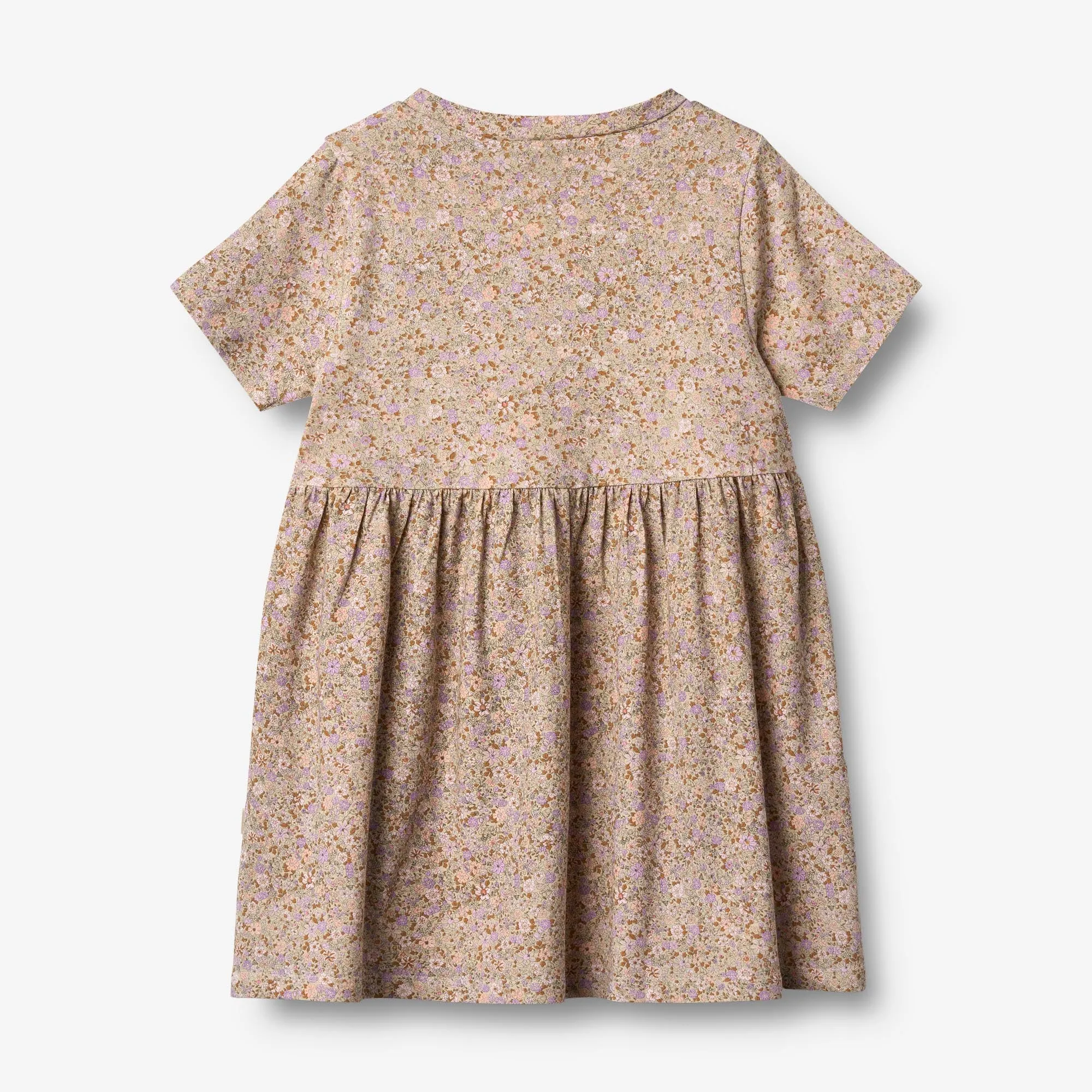 Jersey Dress Anna - lilac flower meadow