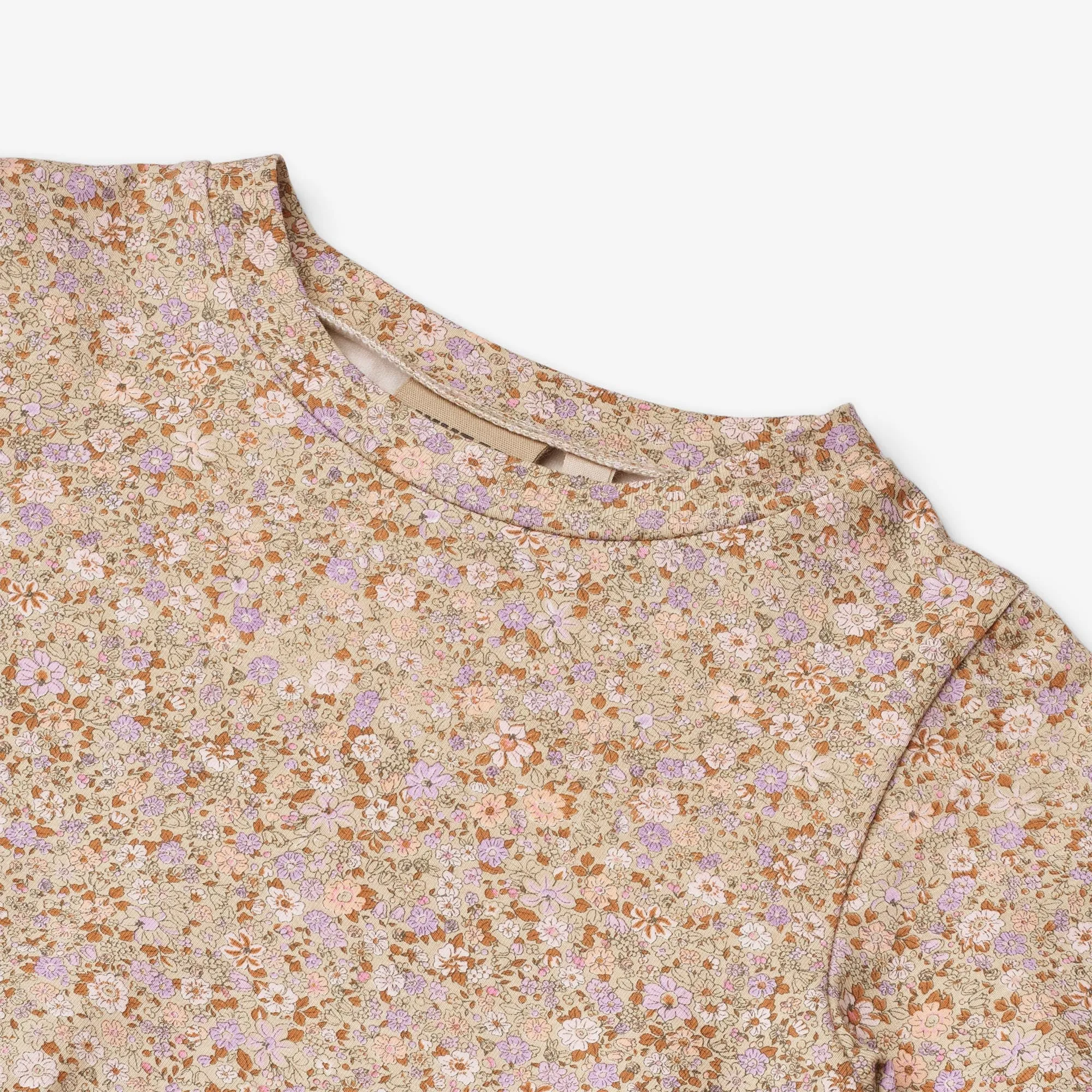 Jersey Dress Anna - lilac flower meadow